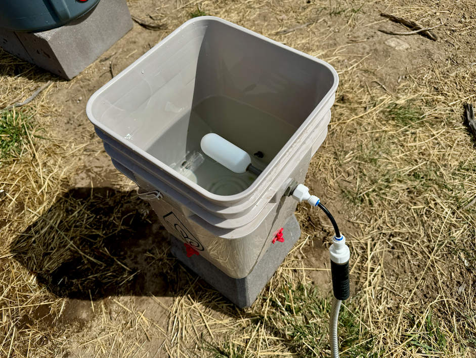 Automatic chicken watering system