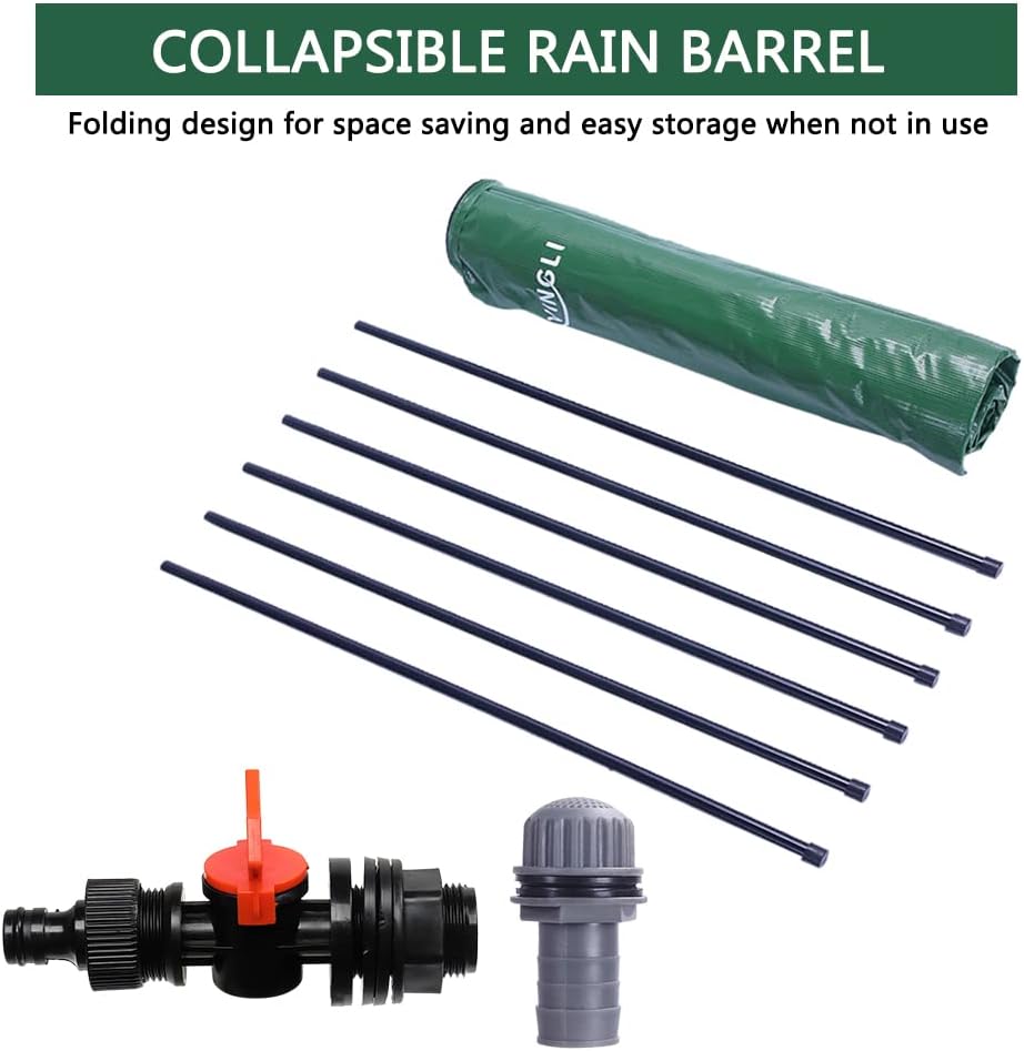 Emergency Rainwater Catchment Collapsible Barrel (50 Gallons)