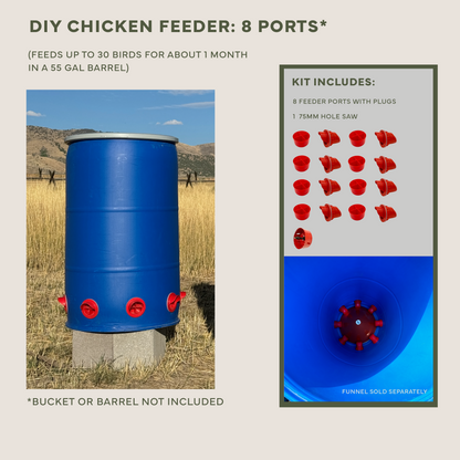 Easy Chicken Feeder and Automatic Chicken Waterer Kits – Chicken Chores Just Got 20X Easier