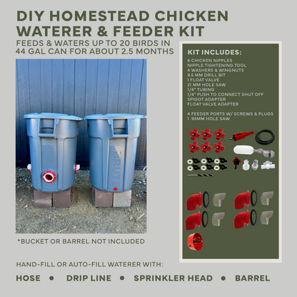 New Easy Chicken Feeder and Automatic Chicken Waterer Kits – Chicken Chores Just Got 20X Easier