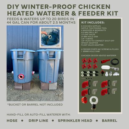 New Easy Chicken Feeder and Automatic Chicken Waterer Kits – Chicken Chores Just Got 20X Easier