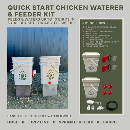 New Easy Chicken Feeder and Automatic Chicken Waterer Kits – Chicken Chores Just Got 20X Easier