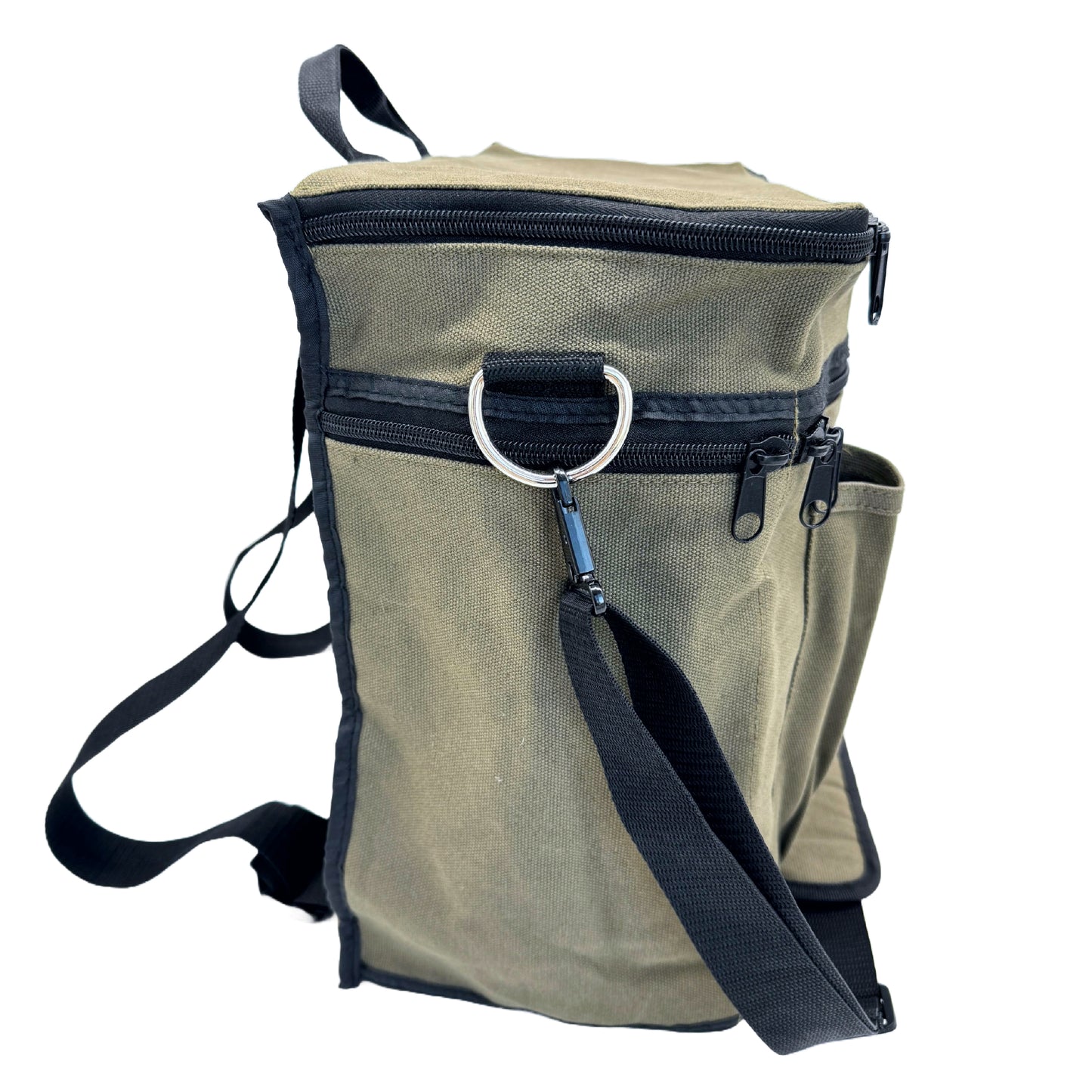 3-IN-1 Garden Harvest Bag, Forage Bag and Canvas Garden Tool Bag & Backpack