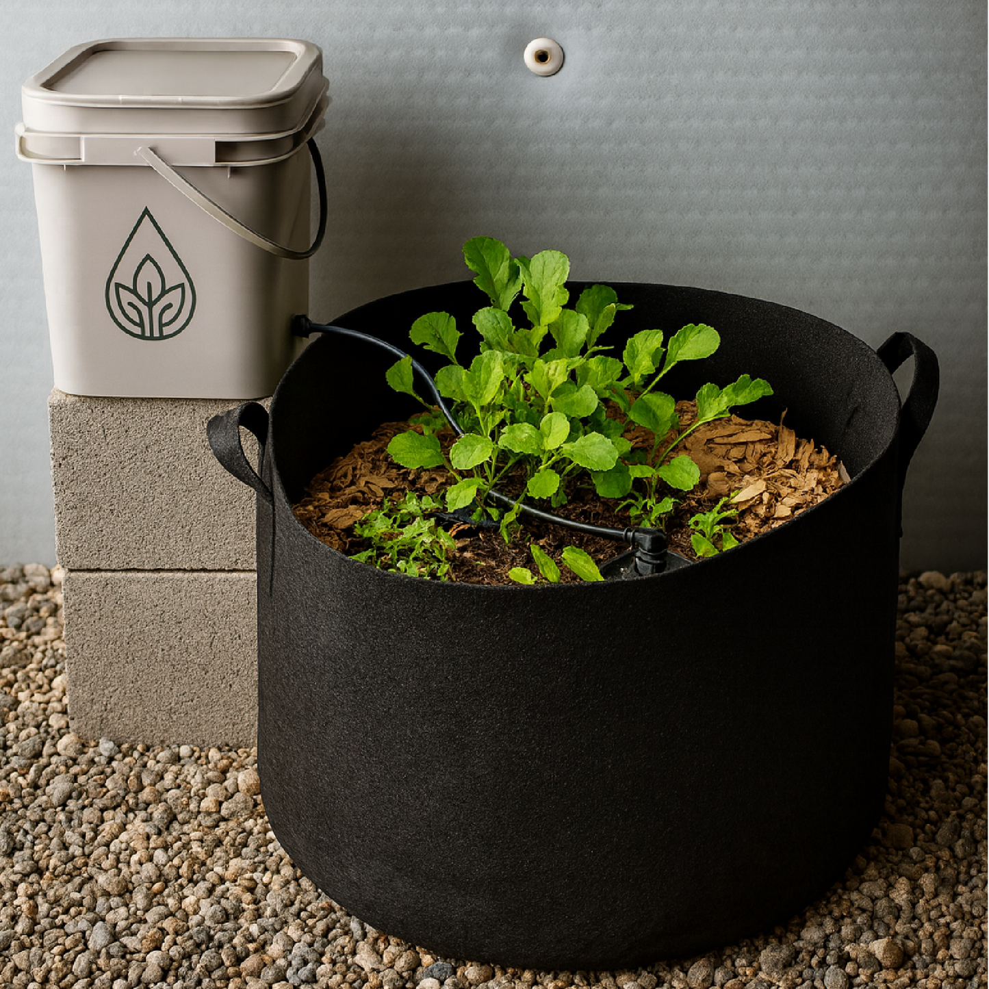 indoor/outdoor self-watering planter Instant Olla Garden Kit – The Beginner's Self-Watering Indoor/Outdoor Container Garden