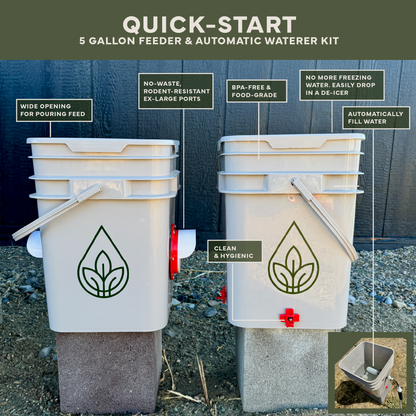New Easy Chicken Feeder and Automatic Chicken Waterer Kits – Chicken Chores Just Got 20X Easier
